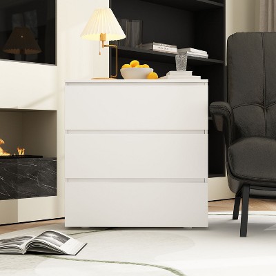 Famapy Modern 3 Drawers Dresser Chest: Sleek Design, Ample Storage–Ideal for Home