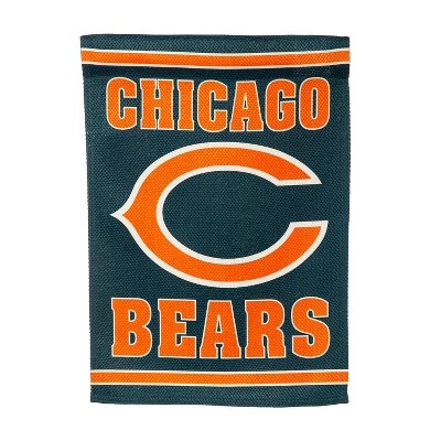 Embossed Suede Flag, GDN Size, Chicago Bears
