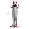 NAYSAYE Party Decoration and Accessories Circus Clown Figurine for Halloween Decorations, White, 44.5"*25.2"*72.4" - 3 of 4