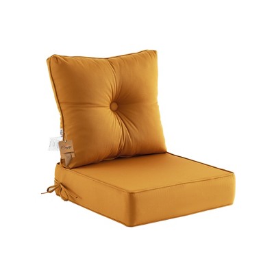 ARTPLAN Deep Seat Pillow and High Back Chair Cushions Outdoor Water Repellent Replacement Patio Seating Cushions