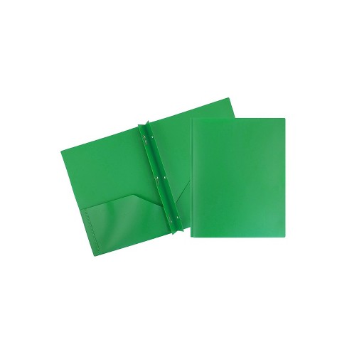 Assorted Color A4 Plastic Sleeves - Pack of 12 - by Jam Paper