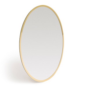 U Brands 11"x8.3" Locker Large Oval Mirror - 1 of 4