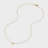 Tiny Tags 14K Gold Ion Plated Anchor Pendant Necklace - Gold - 2 of 4