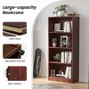 Sevobal Decorarive Bookshelf Freestanding Tall Bookshelf Adjustable Shelves for Home Office, Brown, 24.4"*11.6"*55.9" - 3 of 4