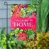 Evergreen No Place Like Home Suede Garden Flag 12 x 18 Inches Indoor Outdoor Decor - 2 of 4