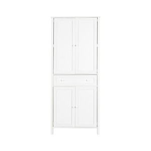 TiramisuBest 70.87" Tall Kitchen Pantry, Storage Cabinet , Kitchen Cabinet , Drawer and Adjustable Shelves, for Kitchen, Dining Room, White - 1 of 4