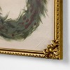 16"x16" Red Ribbon Wreath Framed Wall Art - Threshold™ designed with Studio McGee - 3 of 3