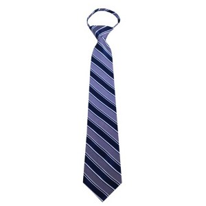 Men's Stripe 3.25 Inch W And 20 Inch L Zipper Neckties - 1 of 3