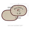 Jolly Ole Santa Jute Oval Placemat 13x19 Vhc Brands - 3 of 3