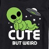 Men's - Instant Message - Alien Cute But Weird Short Sleeve Graphic T-Shirt - 2 of 4
