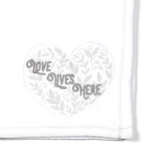 Pavilion Gift Company - Love Lives Here - Vines - 50" x 60" Royal Plush Blanket - Throw Blankets - 1 of 4