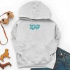 The Juniper Shop Embroidered Choose Happy Smiley Face Youth Hoodie - 3 of 4