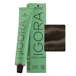 Schwarzkopf Professional Igora Zero AMM Ammonia-Free Permanent Color Creme - Hair Dye Haircolor - 1 of 3