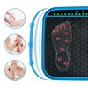 Naysaye Exercise Trainers Vibration Plate Whole Body for Lymphatic Drainage Shaking Workout Board, Blue, 20.5"*14.2"*4.5" - 2 of 4