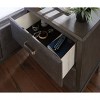 Caitbrook Nightstand Gray - Signature Design by Ashley: Contemporary Style, Wood Frame, Metal Glides Storage - 3 of 4