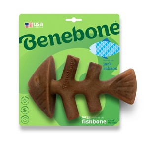 Benebone Fish Dog Bone Chew Toy - L - 1 of 4