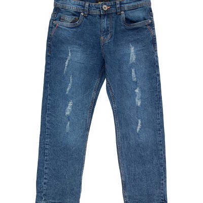 RAW X Kids and Toddlers Boys Distressed Stretch Denim Jeans