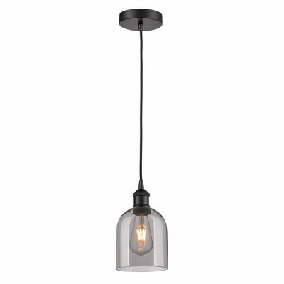 Bella - 1 Light Cord Hung Mini Pendant In Industrial Style-9.5 Inches Tall and 5.5 Inches Wide