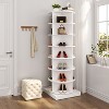NicBex 360 Rotating Shoe Cabinet 6-Tier Organizer Spinning Shoe Rack Holds Up to 24 Pairs of Shoes for Entryway,Hallway - 2 of 4