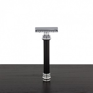 Merkur Black Handle 38 HD Barber Pole Safety Razor (38BLK) - 1 of 4