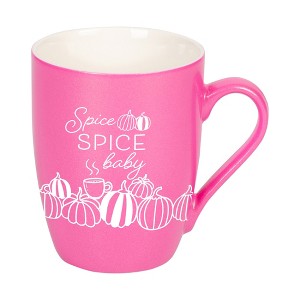 Elanze Designs Spice Spice Baby Princess Pink 10 ounce New Bone China Coffee Cup Mug - 1 of 4