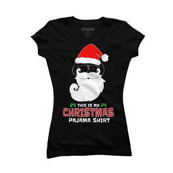 Junior's Design By Humans This Is My Christmas Pajama Shirt Gamer Video Game Santa By TELO213 T-Shirt