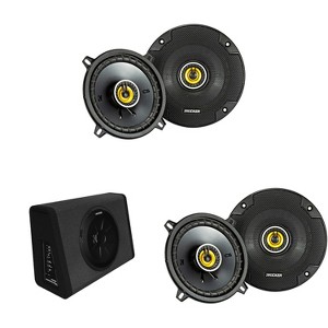 Kicker 11PT250 Powered Sub Enclosure & (2) 46CSC54 5.25"  Bundle - 1 of 4