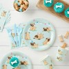 Juvale 144 Piece Dog Party Supplies, Pug Birthday Decorations with Paper Plates, Napkins, Cups, and Cutlery (Serves 24) - 2 of 4
