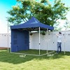 Aghana Digitals 10x10 Heavy Duty Pop Up Canopy: UPF50+ Oxford Fabric Sun Shelter with Sidewall, - 2 of 4