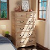 Vintage 6 Drawers Dresser, 48" Tall Wood Rustic Chset of Drawers for Bedroom, Living Room,Hallway - 2 of 4