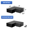 Black Metal DIY Cable Railing System Kit for Deck, Perfect for Modern Outdoor Spaces - 2 of 3