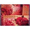 Manual Woodworks and Weavers Spring Blooms Inspirational Tapestry Throw, 50 × 60 Inches - 2 of 3