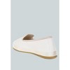 Moshka Round Toe Canvas Slip-On Women Loafers - 3 of 4