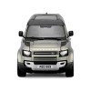 2022 Land Rover Defender 110 Green Metallic with Black Top and Sunroof 1/24 Diecast Model Car by Bburago - 3 of 4