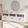 75 inch Media Console TV Stand - Modern Entertainment Center with Drawers & Open Shelves, Cable Management, 220lb Capacity, for Flat/Curved TVs - 3 of 4