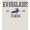 Everglades Florida Est 1934 Alligator Adult Long Sleeve Hoodie - 2 of 2