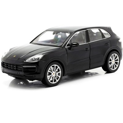 Porsche Cayenne Turbo Black with Silver Wheels "NEX Models" 1/24 Diecast Model Car by Welly