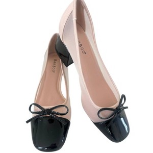 Women's Mesh Block Bow Heel - Let's See Style - 1 of 1