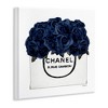 Stupell Industries Trendy Chic Navy Blue Roses, 12" x 12" - 3 of 4
