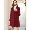 INSPIRE CHIC Women's Notched Lapel Single Breasted Outwear Fall coat - 2 of 4