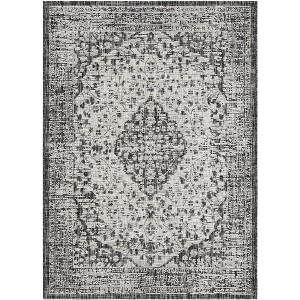 Courtyard CY8720 UV & Stain Resistant Non-Shedding Power Loomed Indoor/Outdoor Rugs - Safavieh - 1 of 4