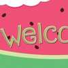 Ashley Productions® The Original Fun Mat™, Welcome Mat, 18" x 30", Watermelon Welcome - 4 of 4