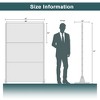 47-inches W x 72-inches H Black Galvanized Sheet Screen Outdoor and lndoor Divider for Balcony Patio Garden Room Divider ( Parallel 01) - 3 of 4
