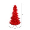 Vickerman Red Fir Artificial Christmas Tree - 2 of 3