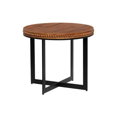 Industrial Wood Accent Table Brown - Olivia & May