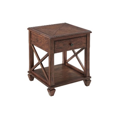 Stockbridge 3-Piece Pine Wood Living Room Set with Cherry Finish