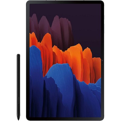 Samsung Galaxy Tab S7 Plus 128GB ROM 6G RAM 12.4" with S Pen Included Dual Front & Back Cameras Wifi Tablet -T970 - Black