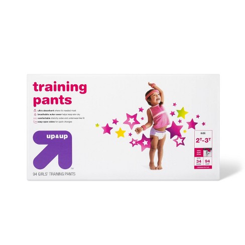 Girls' Training Pants - 2t-3t - 94ct - Up & Up™ : Target