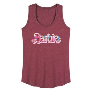 Women's - Barbie - Colorful Logo Graphic Racerback Tank - 1 of 4
