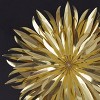 24"x24" 3D Paper Flower Framed Wall Decor Gold/Black - A&B Home: Contemporary Art Deco Style, Acrylic Frame, Botanical Digital Art - image 2 of 3